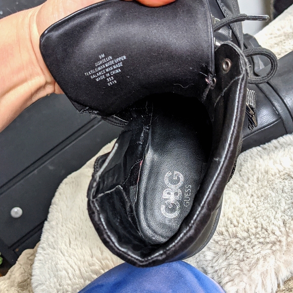 Black GBG Cargo Boots - Picture 6 of 6